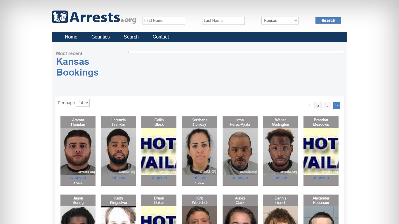 Kansas Arrests and Inmate Search